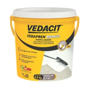 MANTA LIQUIDA VEDAPREN BRANCO - GALÃO 4,5KG